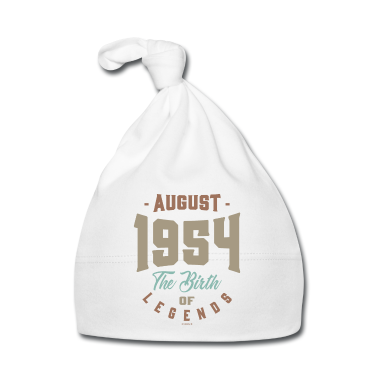 Geschenk Geburt Baby M&uuml;tze - August 1954 Die Geburt der Legenden