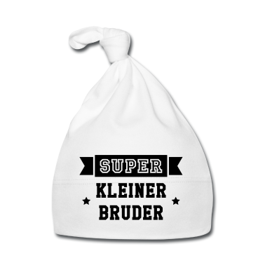 Geschenk Geburt Baby M&uuml;tze - Kleiner Bruder / Geburt / Schwester / Bruderchen