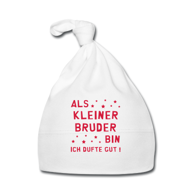 Geschenk Geburt Baby M&uuml;tze - Kleiner Bruder / Geburt / Schwester / Bruderchen