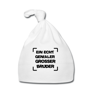 Geschenk Geburt Baby M&uuml;tze - Grosser Bruder / Geburt / Schwester / Bruderchen