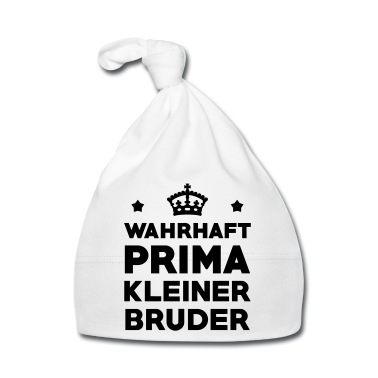 Geschenk Geburt Baby M&uuml;tze - Kleiner Bruder / Geburt / Schwester / Bruderchen