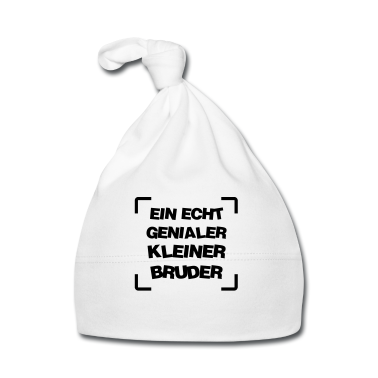 Geschenk Geburt Baby M&uuml;tze - Kleiner Bruder / Geburt / Schwester / Bruderchen