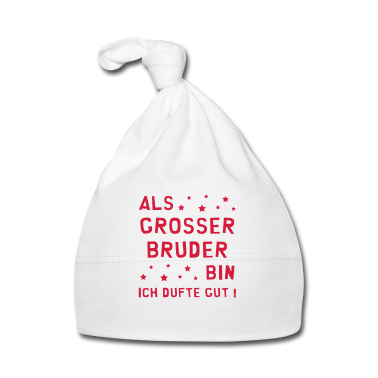 Geschenk Geburt Baby M&uuml;tze - Grosser Bruder / Geburt / Schwester / Bruderchen