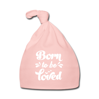 Geschenk Geburt Baby M&uuml;tze - Geboren um geliebt zu werden Baby Geburt Nachwuchs
