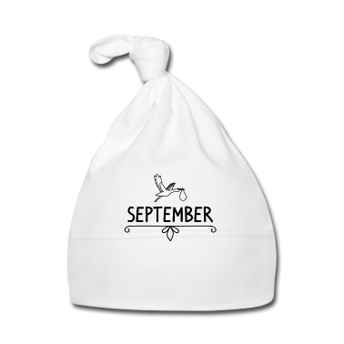 Geschenk Geburt Baby M&uuml;tze - September Schwangerschaft Ankündigung Geburt