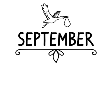 Motiv September Schwangerschaft Ankündigung Geburt