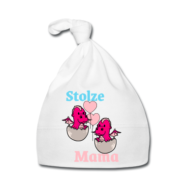 Geschenk Geburt Baby M&uuml;tze - Baby Zwillinge Glückwunsch Geburt Schwangerschaft