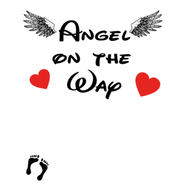 Motiv PERSONALISIERBAR Baby geburt geschenk auf dem weg