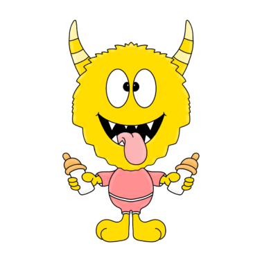 Motiv Monster - Mädchen - Baby - Geburt - Geschenk