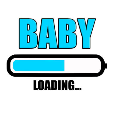 Motiv BABY LOADING - GEBURT - GESCHENKIDEE - KIND