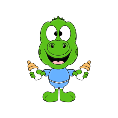 Motiv DINO - DINOSAURIER - GEBURT - BABY - NACHWUCHS