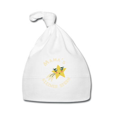 Geschenk Geburt Baby M&uuml;tze - Mamas kleiner Stern Baby Geburt