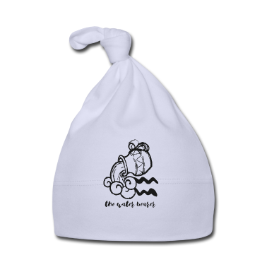 Geschenk Geburt Baby M&uuml;tze - Sternzeichen Wassermann Geburt Geschenk Aquarius
