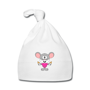 Geschenk Geburt Baby M&uuml;tze - Maus - Mouse - Baby - Geburt - Nachwuchs