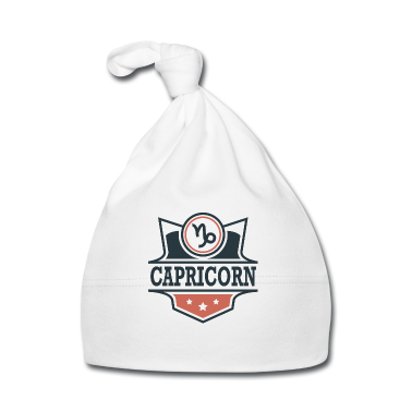 Geschenk Geburt Baby M&uuml;tze - Sternzeichen Steinbock Capricorn Geburt Geschenk
