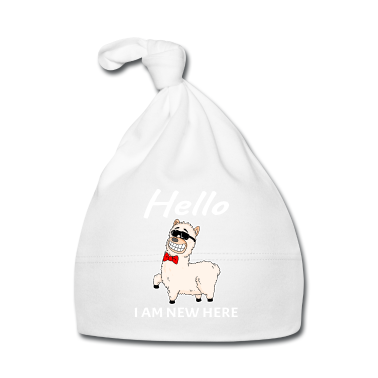 Geschenk Geburt Baby M&uuml;tze - Baby Geburt Schwanger - Hallo ich bin neu Hier