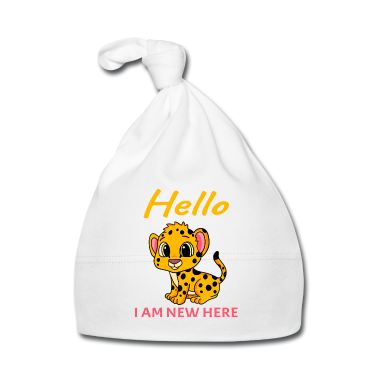 Geschenk Geburt Baby M&uuml;tze - Baby Geburt Schwanger - Hallo ich bin neu Hier