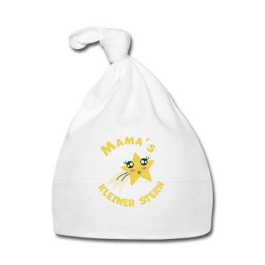 Geschenk Geburt Baby M&uuml;tze - Mamas kleiner Stern Baby Geburt