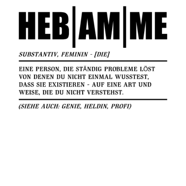 Motiv Beruf | Hebamme Geburt Baby Geschenkidee