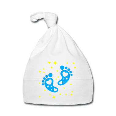Geschenk Geburt Baby M&uuml;tze - Babyfüße Nachwuchs Schwangerschaft Baby Geburt