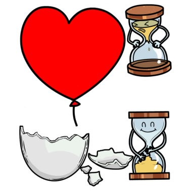 Motiv Sanduhr Ei Schwangerschaft Geburt Glückwunsch