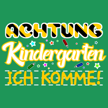 Motiv Achtung Kindergarten ich komme!