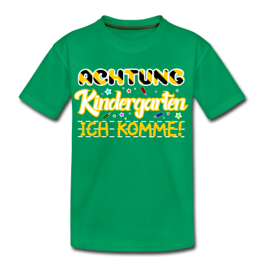 Kindergarten T-Shirt - Achtung Kindergarten ich komme!