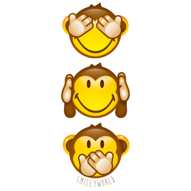 Motiv SmileyWorld Drei Affen Smileys