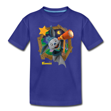 Kindergarten T-Shirt - KiKA-Baumhaus mit Fidi Guckt aus dem Fenster