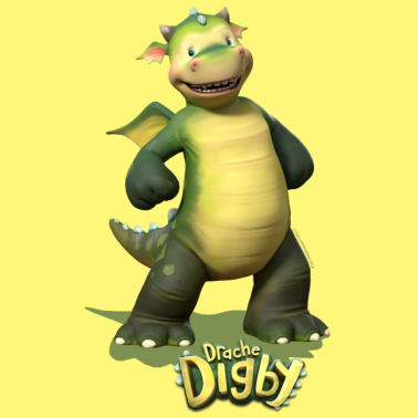 Motiv Drache Digby In Drachenstarker Pose