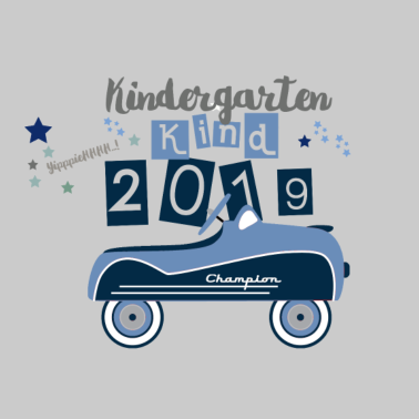 Motiv Kindergartenkind Auto kleiner Champion