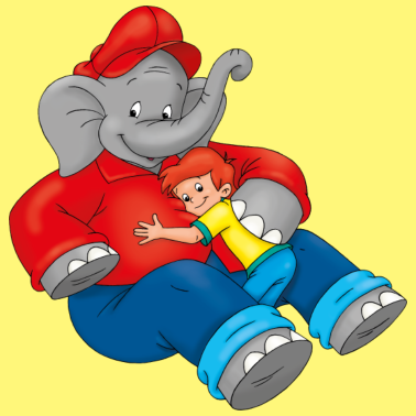 Motiv Benjamin Blümchen und Otto sind beste Freunde