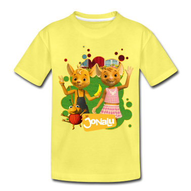 Kindergarten T-Shirt - JoNaLu Jo Naya Und Lu Winken Fröhlich