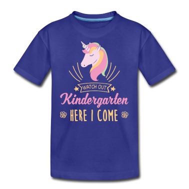 Kindergarten T-Shirt - Kindergarten Einhorn Kindergärtner Geschenk
