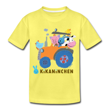 Kindergarten T-Shirt - KiKANiNCHEN Ausflug Mit Traktor