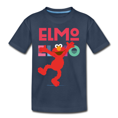 Kindergarten T-Shirt - Sesamstraße Elmo Springt