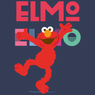 Motiv Sesamstraße Elmo Springt