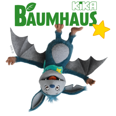 Motiv KiKA-Baumhaus mit Fidi Hängt vom Logo