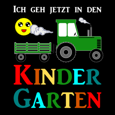 Motiv Ich Gehe Jetzt In Den Kindergarten Traktor Jungs