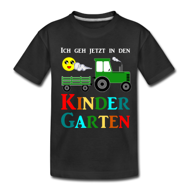 Kindergarten T-Shirt - Ich Gehe Jetzt In Den Kindergarten Traktor Jungs