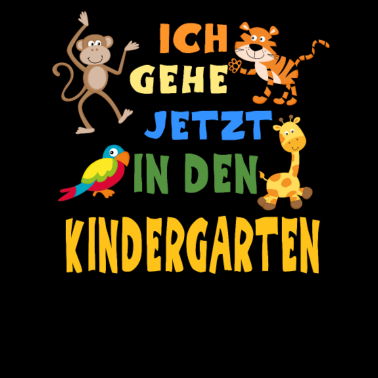 Motiv Kindergarten Kita Zoo Affe Tiger Giraffe Papagei