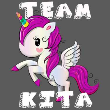 Motiv Team Kita Einhorn Kindergarten Lustig Süß Idee