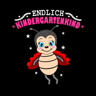 Motiv Endlich Kindergartenkind Marienkäfer Kindergarten