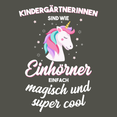 Motiv Erzieherin Einhorn Kindergarten Pädagogin Kita