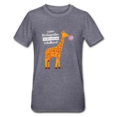 Kindergarten T-Shirt - Tschüss Kindergarten, Giraffe, Einschulung