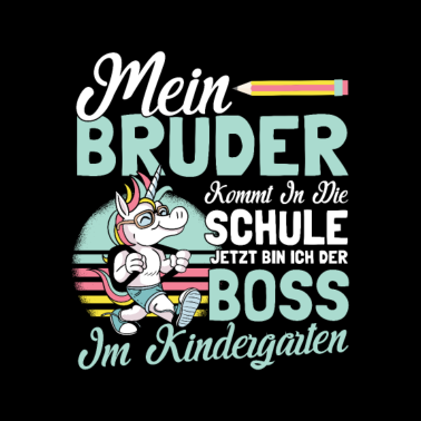Motiv Kindergarten Start Kita Geschwisterkind Bruder