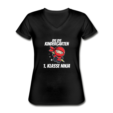 Kindergarten T-Shirt - Bye Bye Kindergarten 1. Klasse Ninja Einschulung