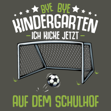 Motiv Bye Kindergarten Einschulung Schulanfang Fussball