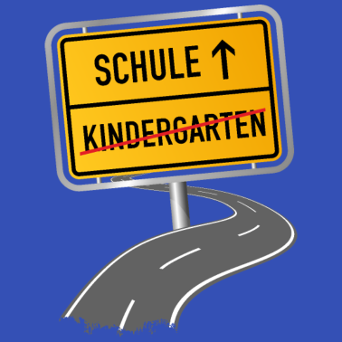 Motiv Vom Kindergarten in die Schule