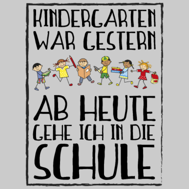 Motiv Kindergarten das wars